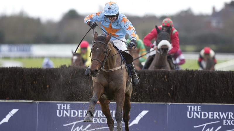 Ruby Walsh on Turban clears the last to win at Fairyhouse