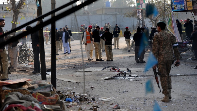 The market is near the army headquarters in Rawalpindi