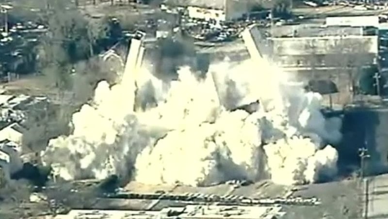 The Scott Towers were demolished after the site was found to have structural problems