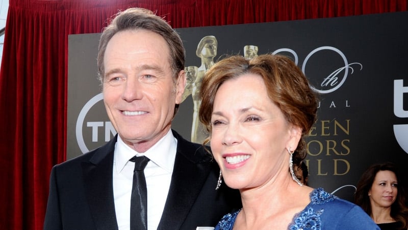 Cranston and his wife Robin Dearden at the SAG Awards on Saturday