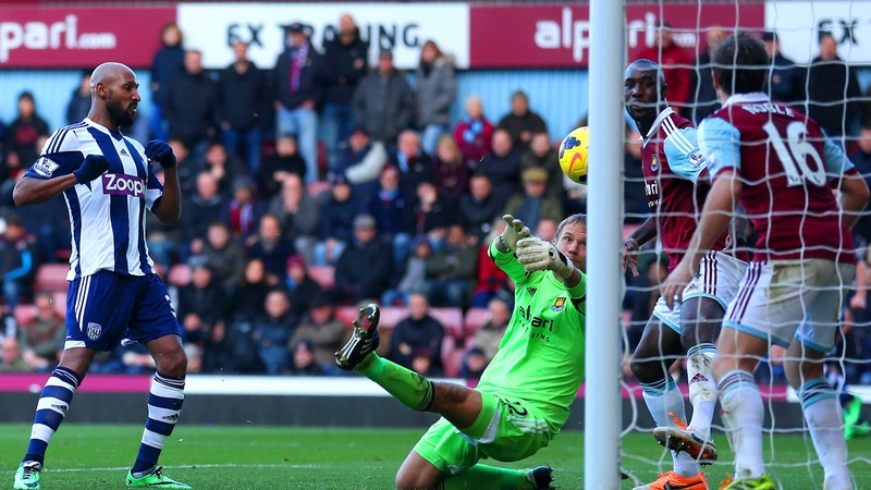 Nicolas Anelka was on the scoresheet for the Baggies against West Ham on 28 December