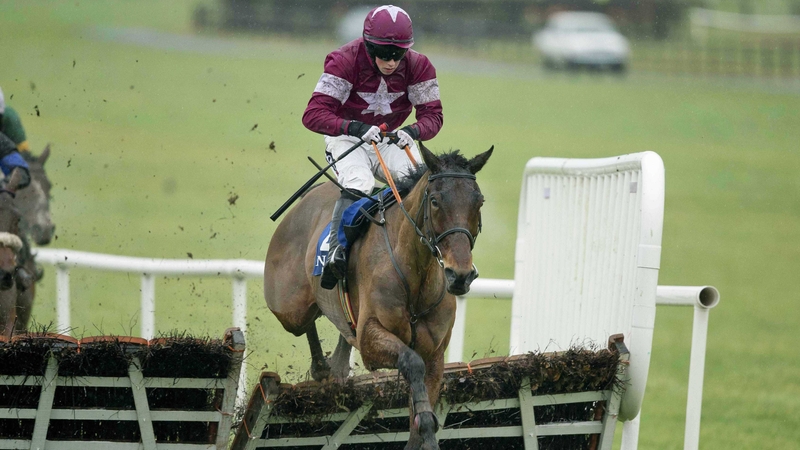 Bryan Cooper was in the plate to steer Rule The World to victory in the Limestone Lad Hurdle