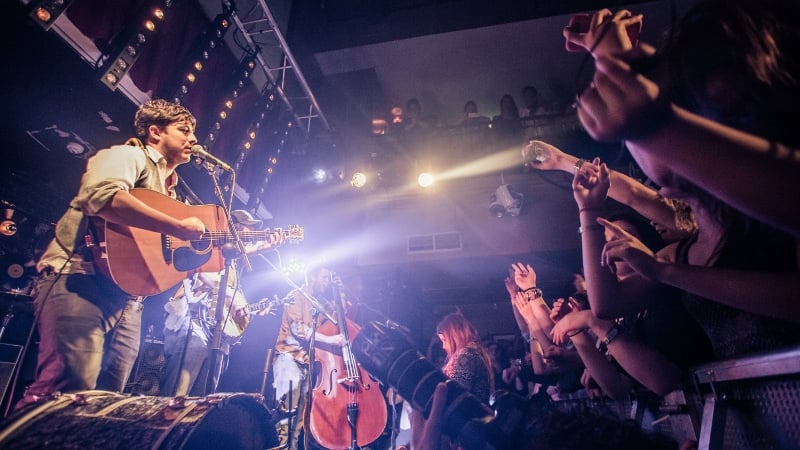 Mumford & Sons Whelan's of Dublin in 2012