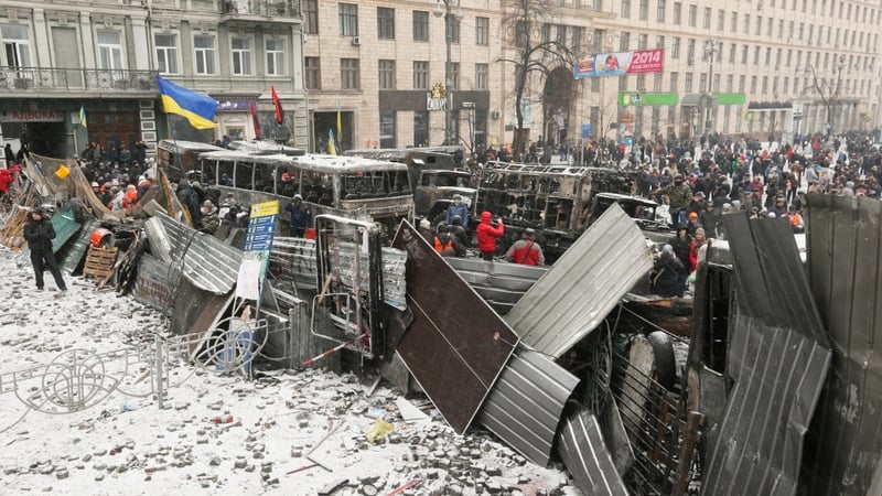 There has been two months of demonstrations against the president refusing to sign EU pact