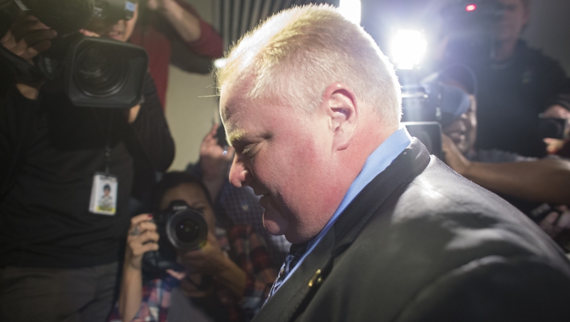 Toronto mayor Rob Ford admitted he had been drinking but said he was with friends on personal time