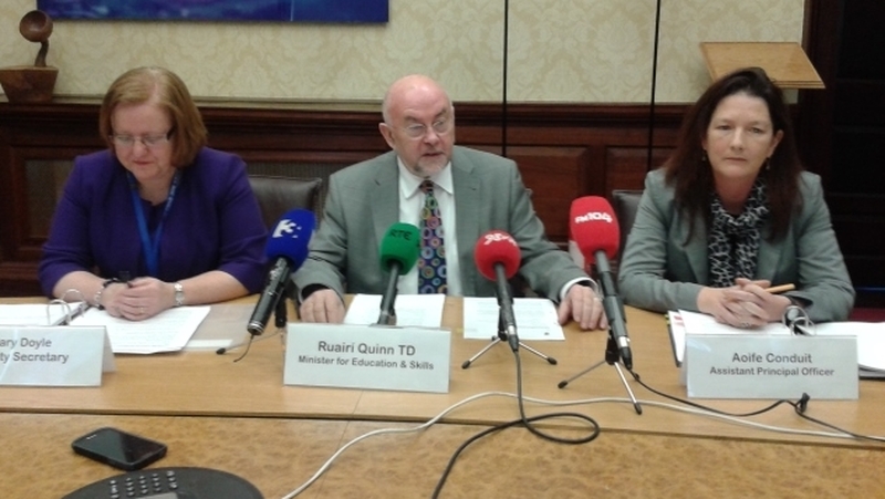 Ruairi Quinn said the move was an essential milestone for higher education