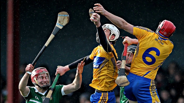 Clare got the better of Limerick in the Waterford Crystal Cup at Sixmilebridge