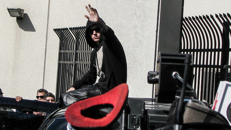 Justin Bieber posted a picture on his Instagram account showing a visit to a controversial Japanese war shrine