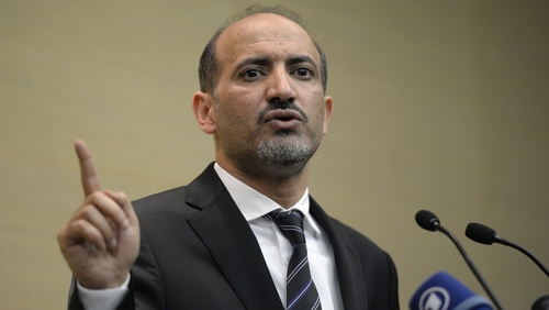 Ahmed Jarba said he was looking forward to a future without President Bashar al-Assad