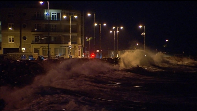 Massive waves battered coastal towns in many parts of the country