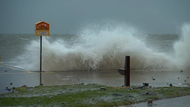 The recent violent storms battered Ireland's coastline over a prolonged period