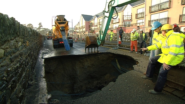 Parts of counties Waterford and Wexford were also badly hit by the near hurricane strength winds