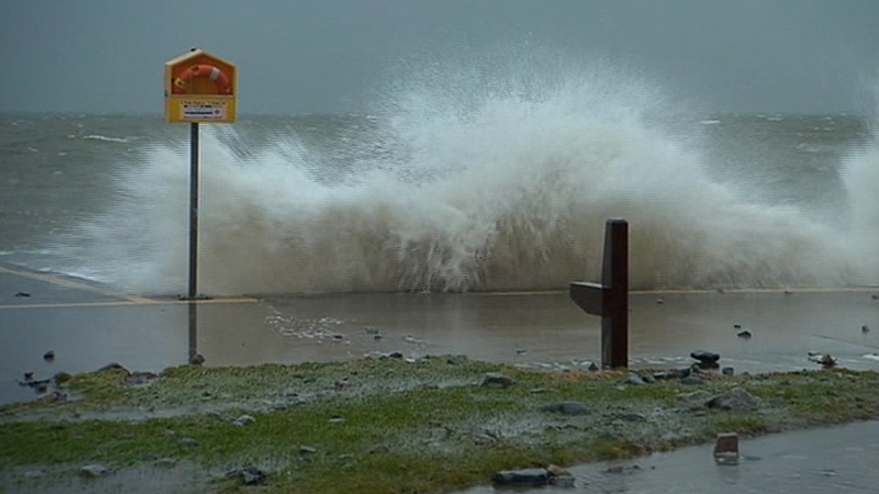 Storms batter Salthill