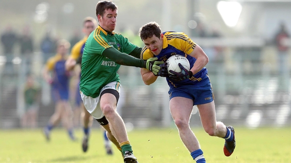 Leitrim's Barry Prior and Ciarain Murtagh of Roscommon