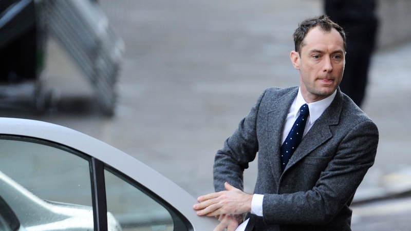 Jude Law is the most high-profile celebrity so far to give evidence at the trial (Pic: EPA)