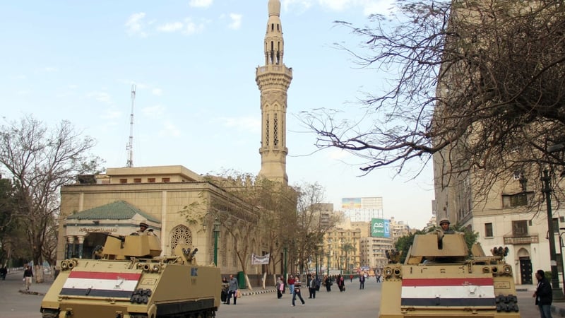 Security is tight in Cairo as Mr Mursi's trial gets under way