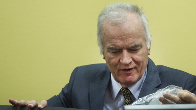 File image of Ratko Mladic during his trial at the ICTY in 2012 (Pic: EPA)