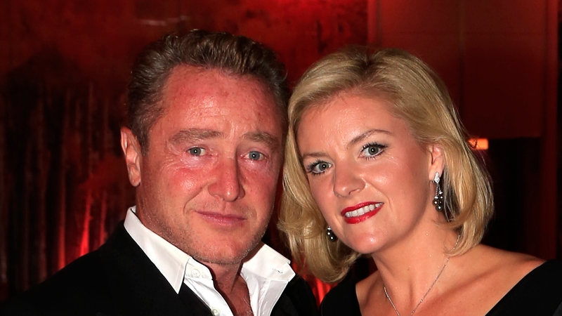 Michael Flatley and his wife Niamh O'Brien