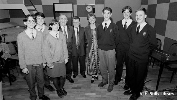 Irish Schools Quiz (1994). Can you identify any of these contestants?
