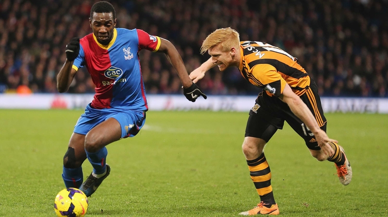 Crystal Palace improved their survival hopes with a 1-0 victory over Hull City