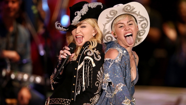 Madonna and Cyrus record mash-up duet