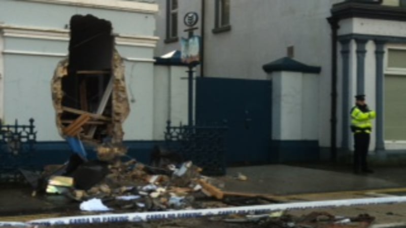 The scene from Teeling Street last January