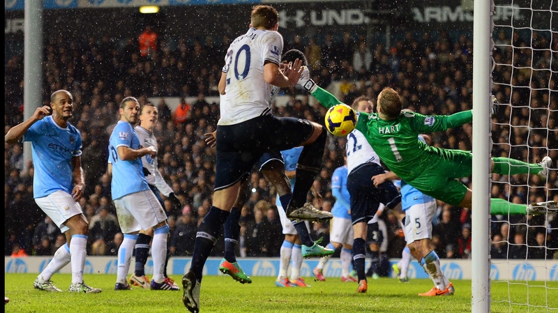 Michael Dawson had the ball in the back of the net for Spurs but it was wrongly disallowed for offside