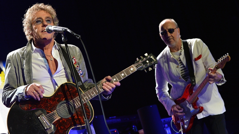Roger Daltrey and Pete Townshend of The Who