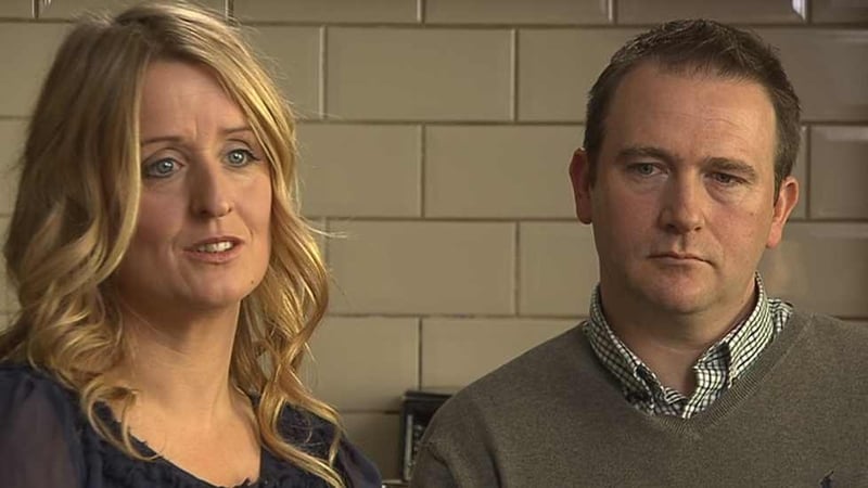 Roisin and Mark Molloy's son died about 22 minutes after birth