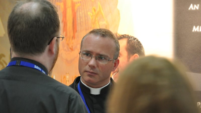 The inquest in Ballina heard Fr Muredach Tuffy (centre) was an extremely popular and well-liked priest