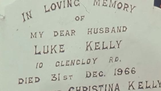 Luke Kelly's Parents Gravestone