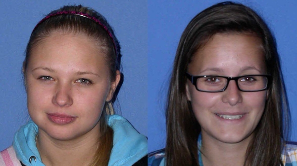 Dace Zarina (L) and Sara Gibaldo both died in the blaze