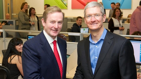 Tim Cook was in Apple's Co Cork facility for the opening of a new extension