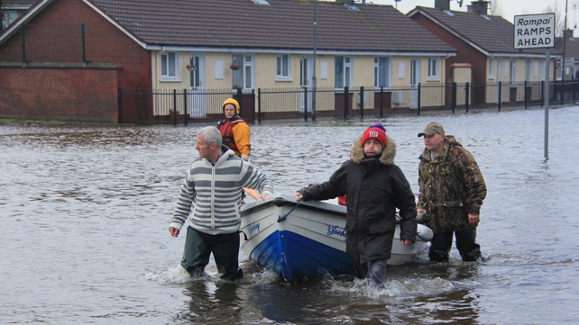 Homes in parts of Limerick city were badly flooded (Pic: Sasha Ninkovich)