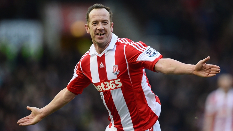 Charlie Adam celebrates scoring the opening goal