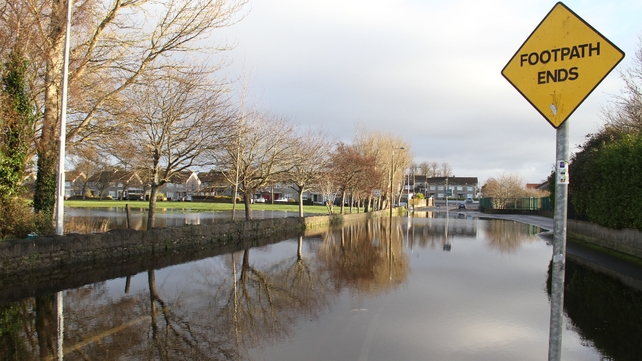 Gentle stroll out the question on this Limerick footpath (Pic: Pat Murphy)