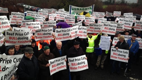 Farmers allege that meat factories have cut the prices they are paying for some beef animals