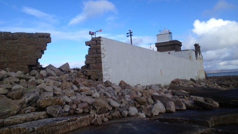 The Blacksod Lighthouse in Mayo was damaged in last year's storms