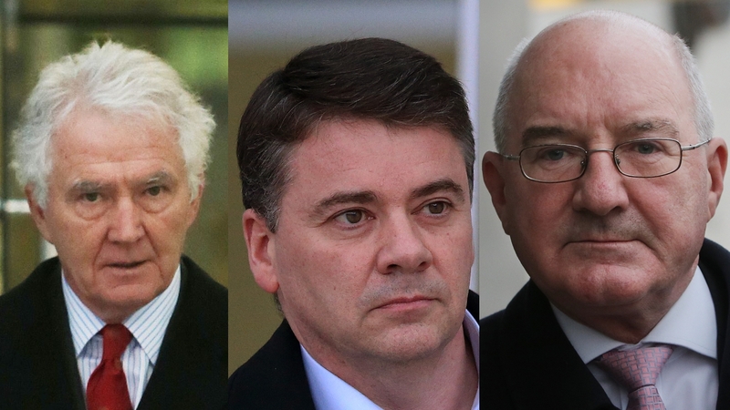 (L-R) Seán FitzPatrick, Pat Whelan and William McAteer