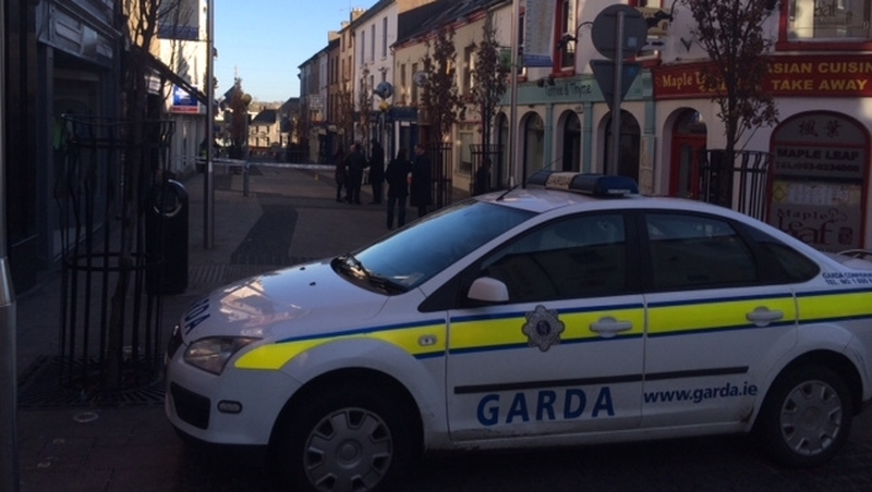 Gardaí from Enniscorthy Garda Station arrived on the scene and confronted the raiders