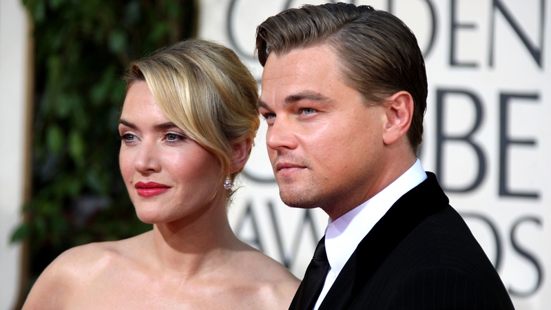 Kate Winslet and Leonardo DiCaprio at the 2009 Golden Globe Awards