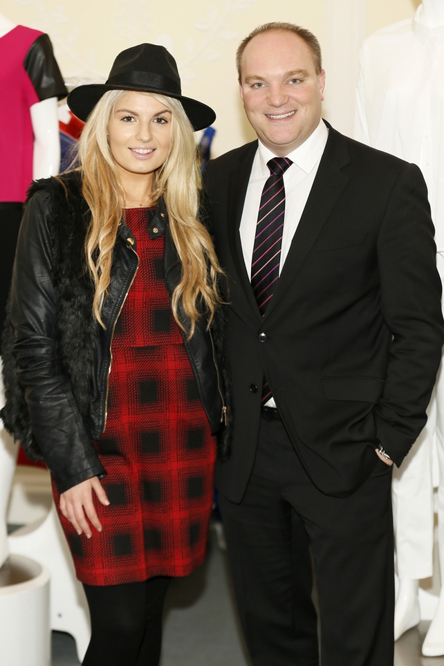 Louise O'Reilly and Jonathan Glenister