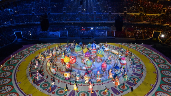 Peter Canning was associate lighting designer for the opening and closing ceremonies at Sochi