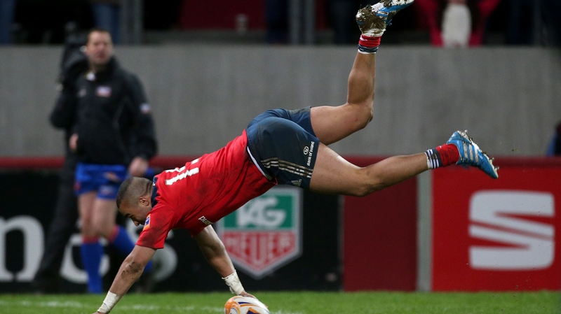 Simon Zebo touched down for a try in the 64th minute