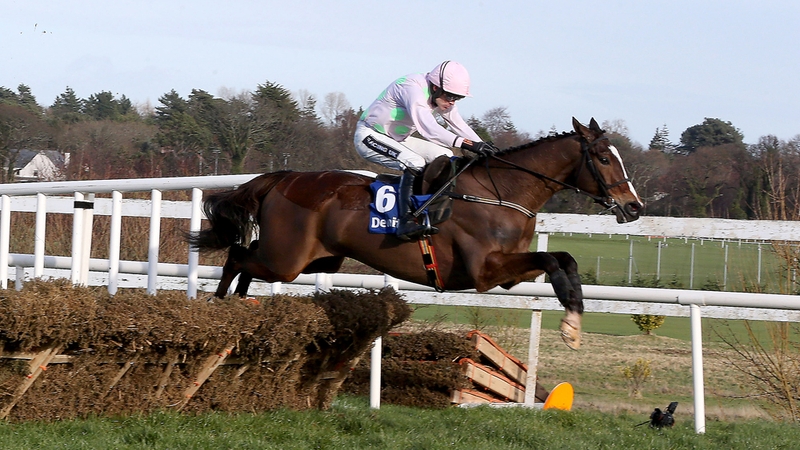Vautour en route to winning last year's Deloitte Novice Hurdle at Leopardstown