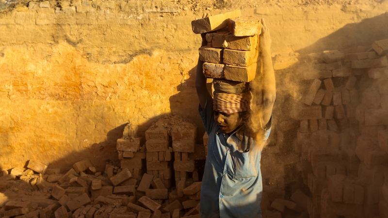 Seasonal migrant labourers, including children, work at factories all around the Kathmandu valley