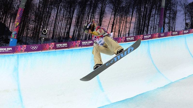 Kaitlyn Farrington claimed gold in the womens' halfpipe