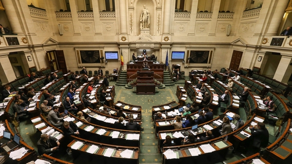 There were heated exchanges in the parliament yesterday (Pic: EPA)