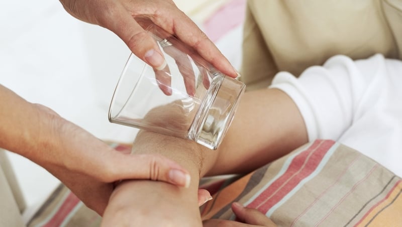 Symptoms of meningitis can include a pinpoint or blotchy rash that does not disappear when pressed