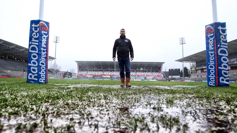 The Ravenhill pitch was declared unplayable